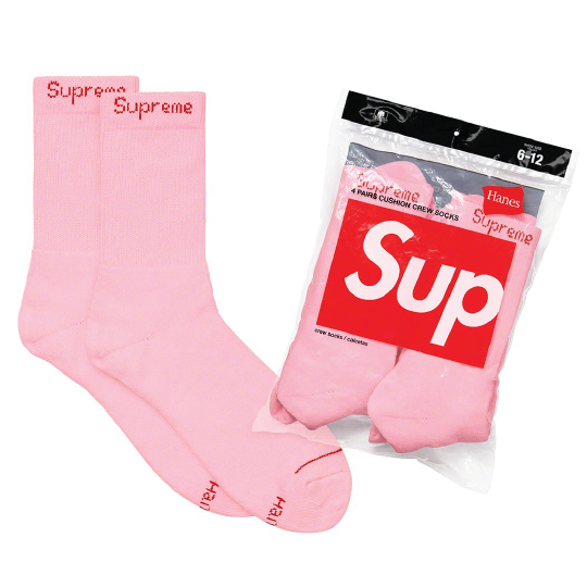 Supreme Hanes Socks FW21 (4 Pack)