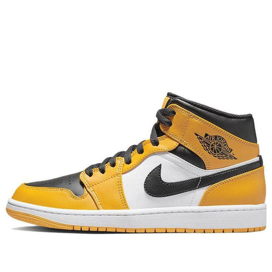 Air Jordan 1 Mid 'Reverse Yellow Toe' 554724-701