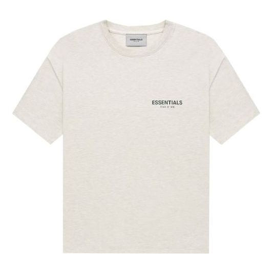 Fear of God Essentials FW21 Tee Light Heather Oatmeal