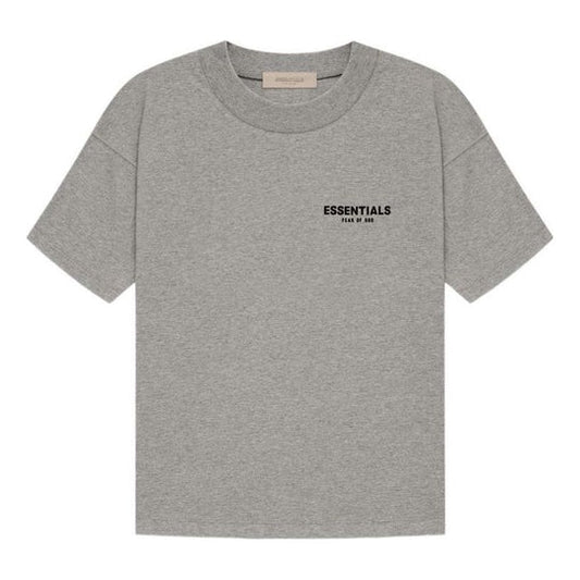 Fear of God Essentials FW22 Tee Core Essentials Dark Heather Oatmeal